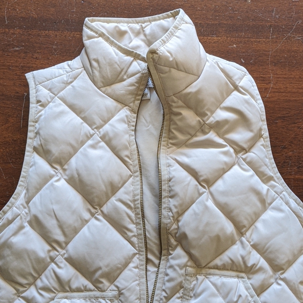 J.Crew quilted vest XS